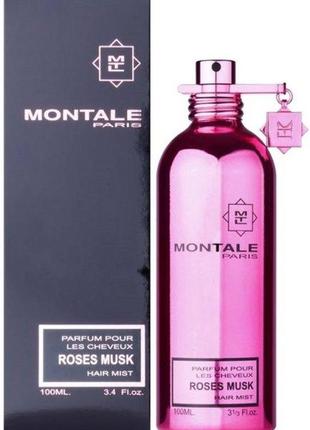 Montale roses musk парфумована вода 100ml edp (монталь рожевий...