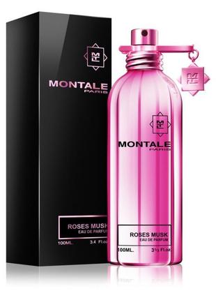 Montale roses musk парфумована вода 100ml edp (монталь рожевий...2 фото