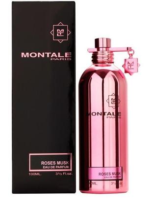 Montale roses musk парфумована вода 100ml edp (монталь рожевий...4 фото