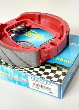 Колодки гальмівні (барабан) 4t gy6 50/150 червоні (13" колесо)...