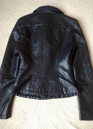 Розпродаж! шкіряна куртка косуха xs-s куртка з эко шкiри3 фото