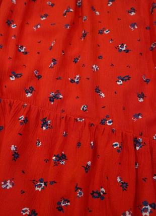 Ассиметричная юбка миди с воланом, l-xxl4 фото