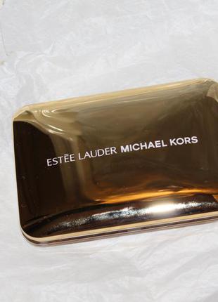 Палетка с тенями и румянами из набора estee lauder michael kors2 фото