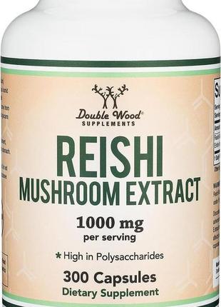 Екстракт гриба рейші double wood supplements reishi mushroom e...