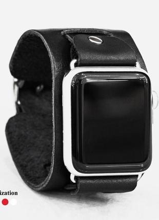 Кожаный ремешок для apple watch, 3 4 5 6 7 8 9 se ultra ultra 2, 38 40 41 42 44 45 49 мм, код 12401 фото