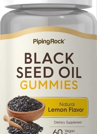 Олія чорного кмину piping rock black seed oil (natural lemon),...