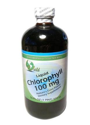 Рідкий хлорофіл world organic liquid chlorophyll with spearmin...