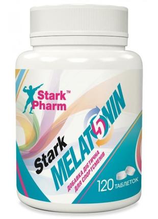 Мелатонін stark pharm melatonin 5 мг 120 капсул