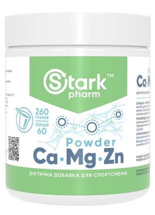 Кальцій, магній і цинк stark pharm calcium magnesium & zinc po...