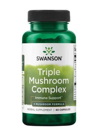 Triple mushroom complex 3 mushroom formula - 60 caps