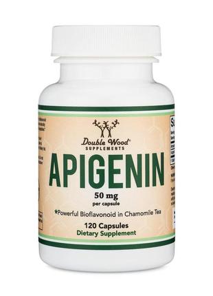 Апігенін double wood apigenin 50 mg, 120capsules