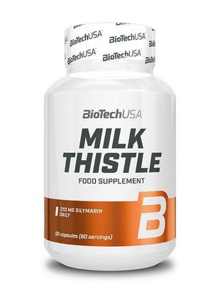 Екстракт розторопші biotech milk thistle 60 caps