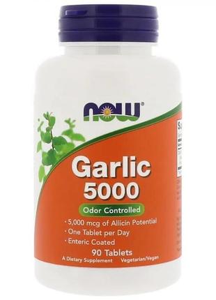 Екстракт часнику now garlic 5000 mg 90 tabs