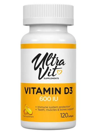 Vitamin d3 600 iu - 120 softgels