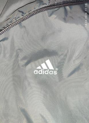 Сіра вітровка, спортивна куртка adidas8 фото