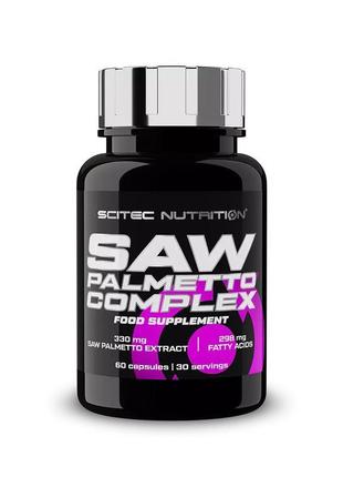 Бустер тестостерону scitec nutrition saw palmetto complex 60 caps1 фото