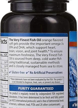 Омега-3 carlson labs the very finest fish oil 700 mg 120 soft ...2 фото