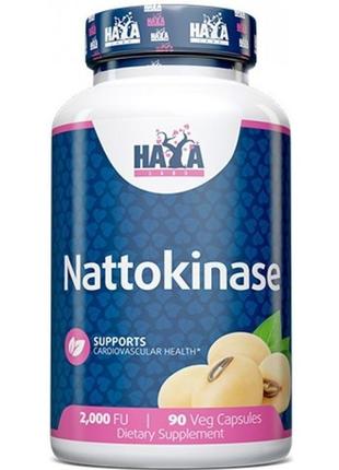 Натокіназа haya labs nattokinase 2000 fu 90 veg caps