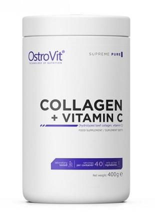 Колаген collagen + vitamin c 400 g (pure)