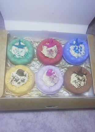 Набор бомбочек для ванны "радуга".