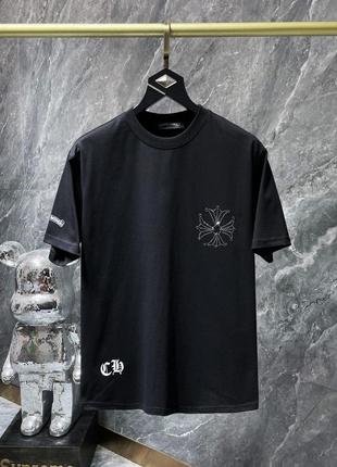 Chrome hearts футболка оверсайз2 фото