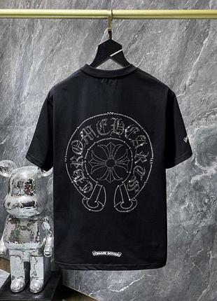 Chrome hearts футболка оверсайз