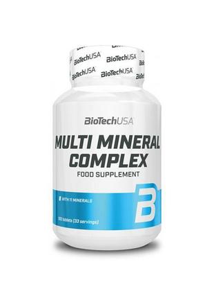 Мультімінеральний комплекс biotech multi mineral complex 100 tabs