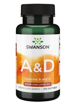 Vitamin a d - 250 sgels per bottle (до 07.24)