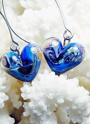 Серьги "нежность любящего сердца"