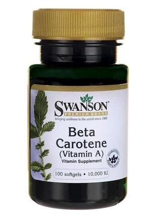 Beta-carotene 10000iu 3000 mcg 100 sgels