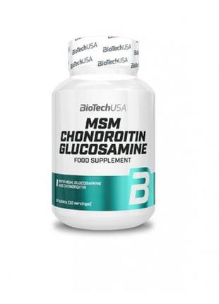 Хондропротектор biotech msm chondroitin glucosamine 60 tabs