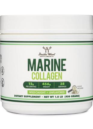 Морський колаген double wood marine collagen peptides 456g