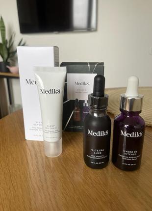 Medik8 - c tetra luxe, hydra b5 intense, sleep glycolic 30 ml, нові1 фото