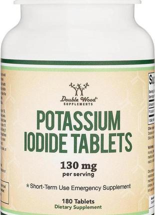 Йодид калію double wood potassium iodide 130 mg (на 2 таблетки...