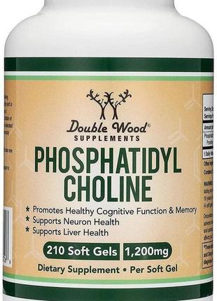 Фосфатидилхолін double wood supplements phosphatidylcholine co...