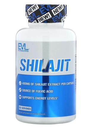 Мумие evlution nutrition shilajit 60 veggie capsules