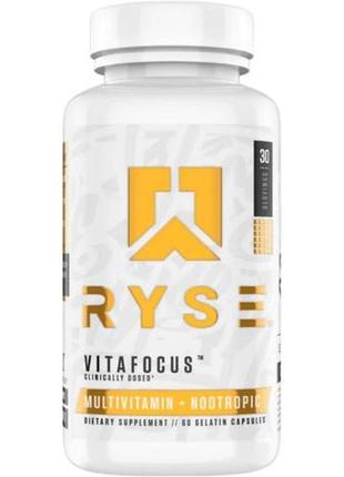 Мультивітаміни ryse supps vitafocus, multivitamin + nootropic,...