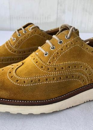 Замшевые броги grenson (англия)