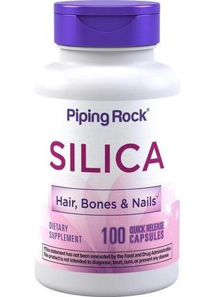 Хвощ piping rock silica (horsetail), 500 mg, 100 quick release...