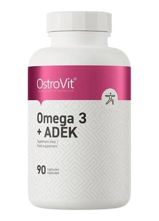 Омега 3 ostrovit omega 3 + adek 90 caps