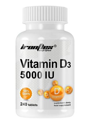 Вітамін d3 ironflex vitamin d3 5000 240tabs