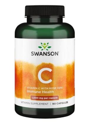 Vitamin c with rose hips 1000 mg - 90 caps1 фото