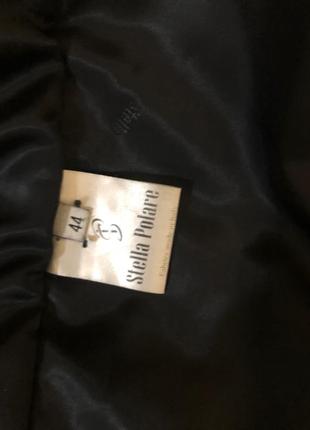 Шикарное пальто утепленное с натуральным воротником шиншылы7 фото