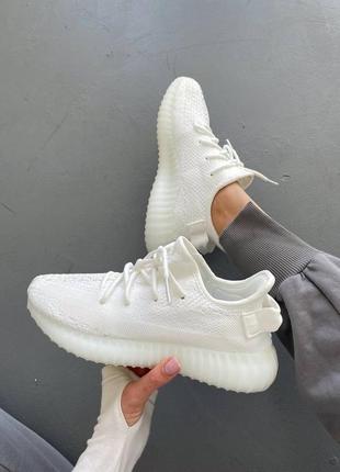 Кроссовки adidas yeezy boost 350 white premium8 фото