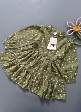 Сукня в квіточки zara 5