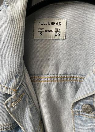 Джинсова куртка pull&bear2 фото