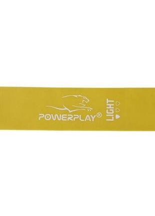 Фітнес гумка powerplay 4114 х-light жовта (500*50*0.6мм)