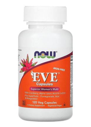 Вітаміни для жінок now eve superior women's multi​​​​​​​ 120 v...