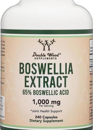 Босвелія double wood boswellia 1000 mg (65% босвеллієвої кисло...