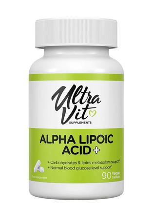 Альфа-ліпоєва кислота vp lab ultravit alpha lipoic acid+ 90veg...